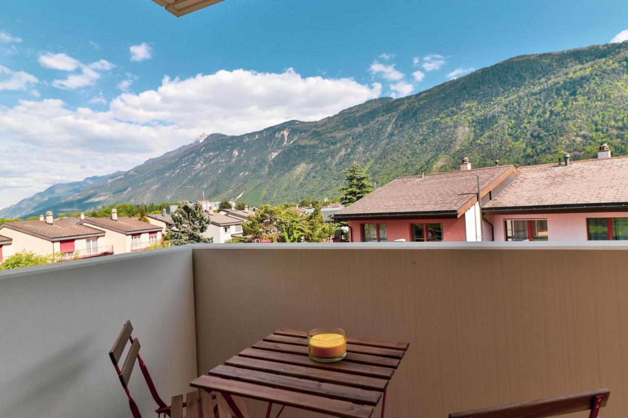 Nice Apartment Ideally Located In Martigny מראה חיצוני תמונה