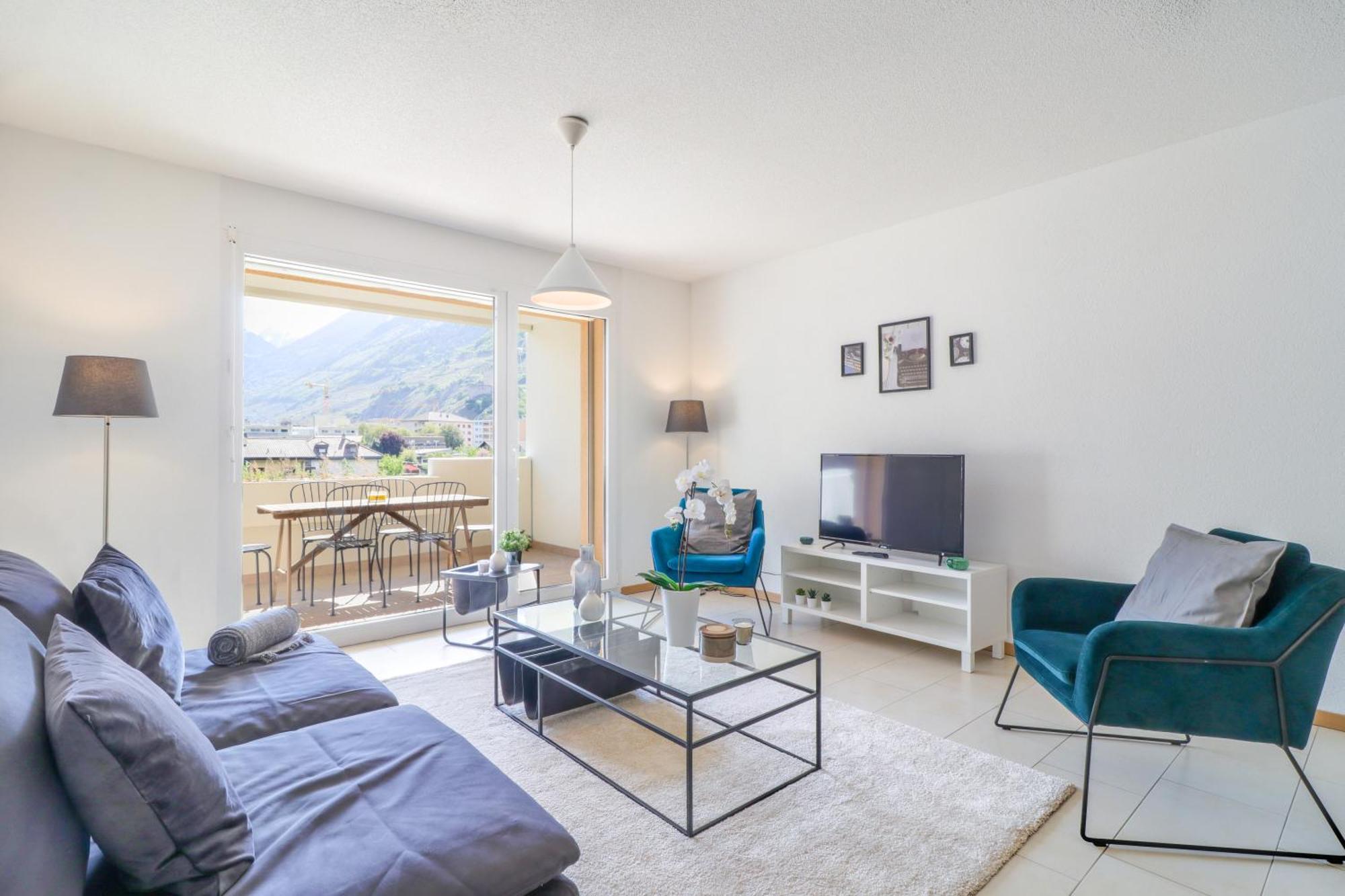 Nice Apartment Ideally Located In Martigny מראה חיצוני תמונה