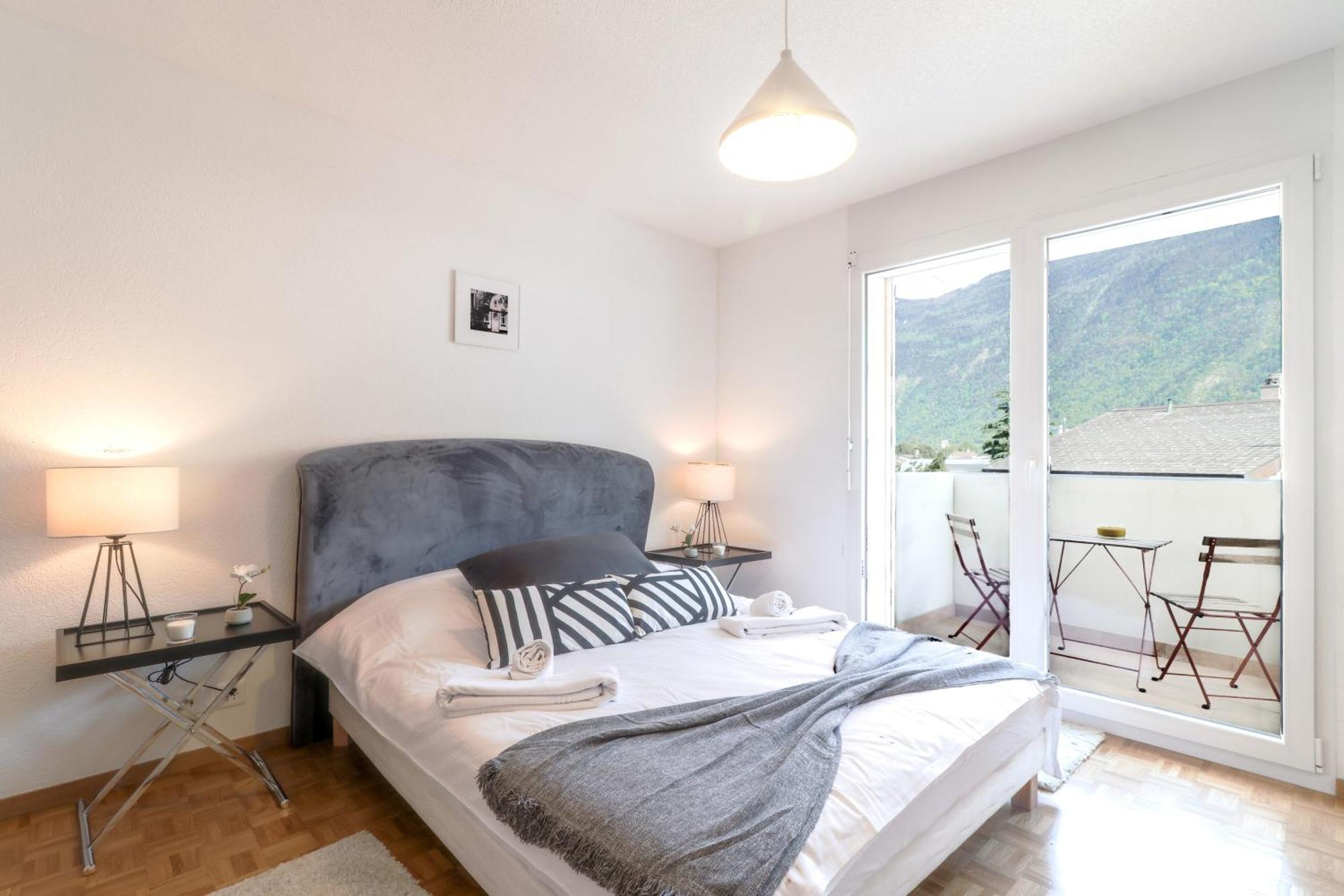 Nice Apartment Ideally Located In Martigny מראה חיצוני תמונה